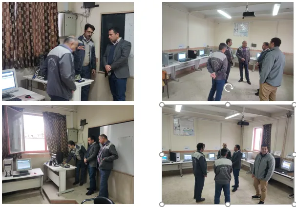 تصویر خبر بازدید واحد آزمون الکترونیکی