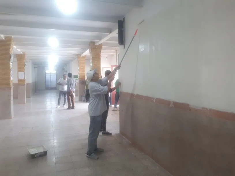 تصویر خبر رنگ کردن سالن و سایتهای هنرستان